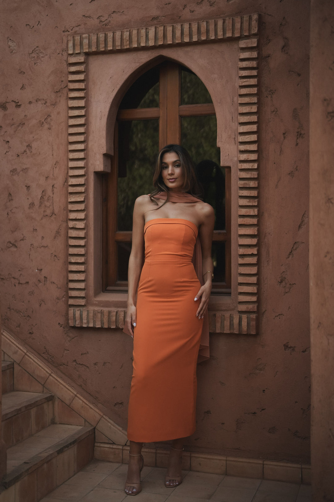 VESTIDO CAPRI PESSEGO