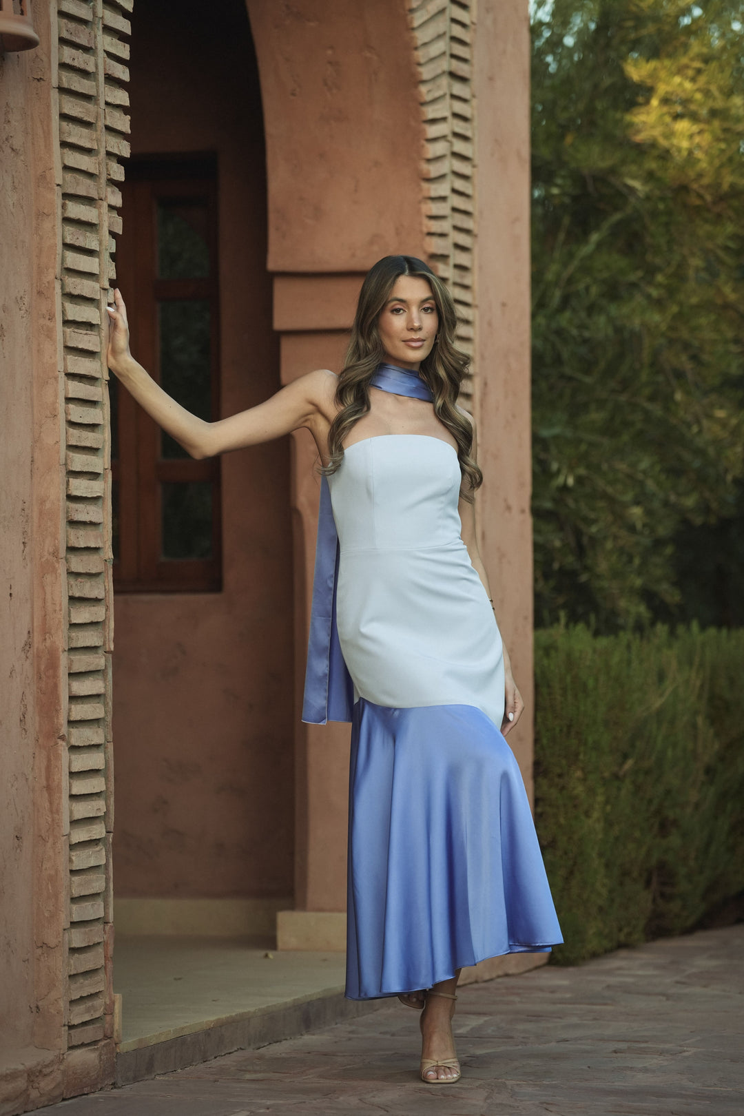 FIONA LIGHT BLUE DRESS