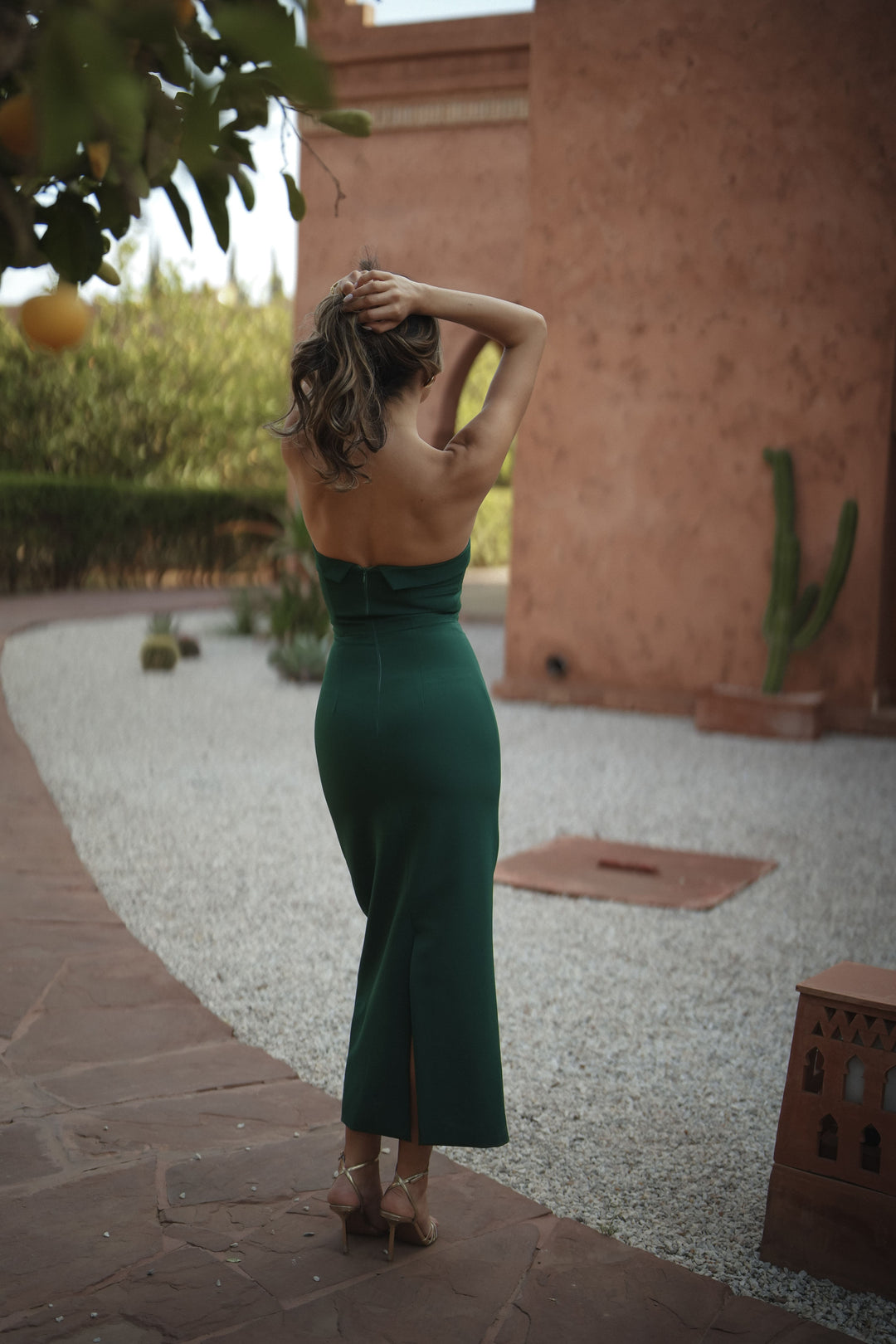 VESTIDO CAPRI VERDE OSCURO