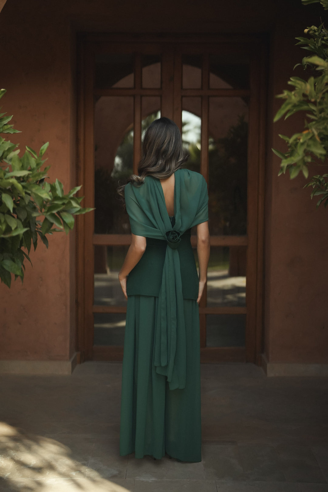 ROBE VERT FONCÉ ISABELLA