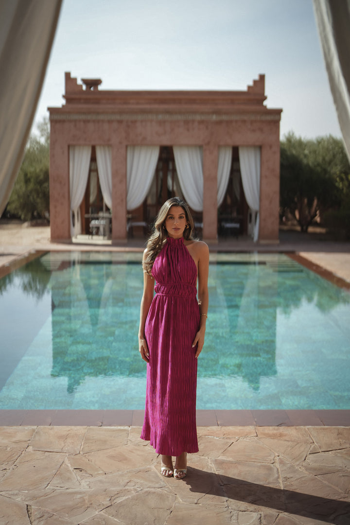 VESTIDO MARBELLA FUCSIA