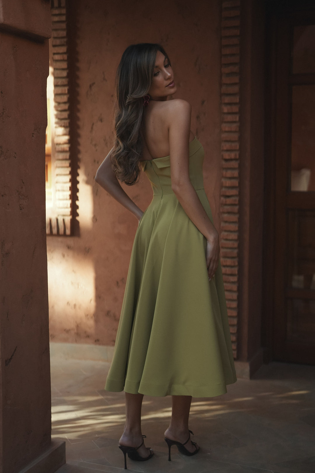 ADELLE GREEN DRESS