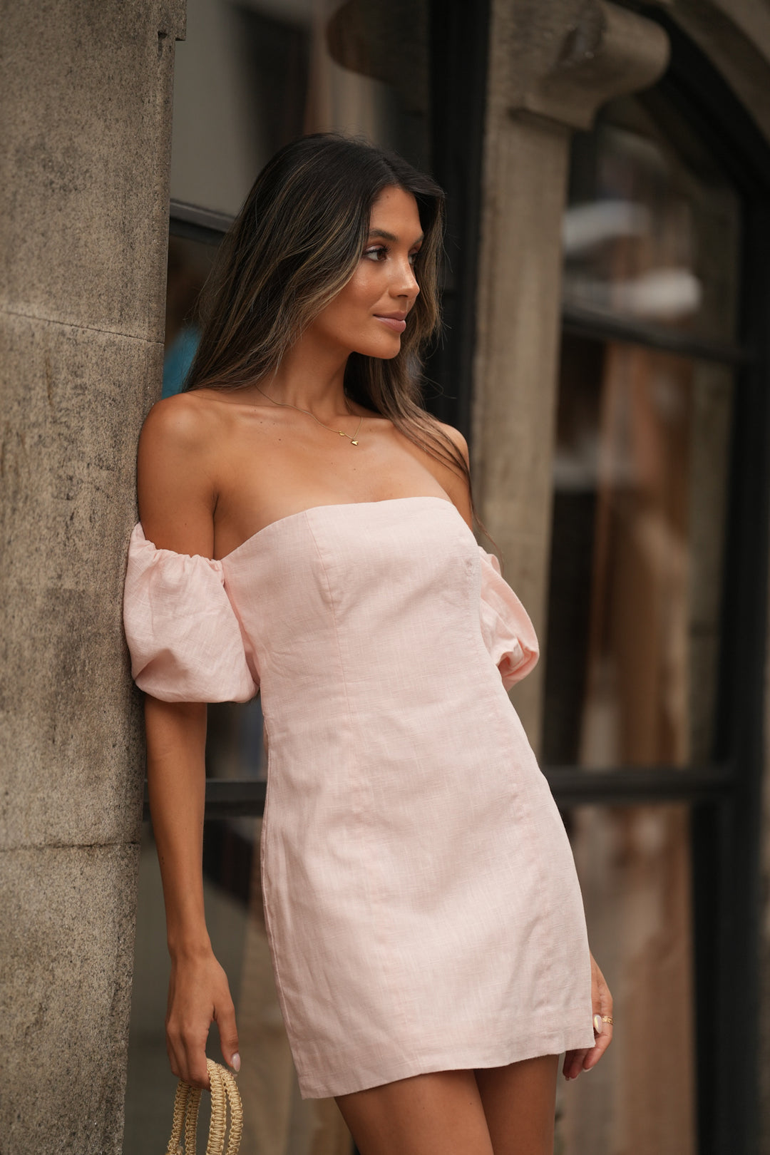 VESTIDO ESMERALDA CORTO ROSA