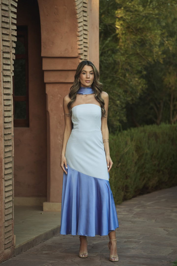 FIONA LIGHT BLUE DRESS