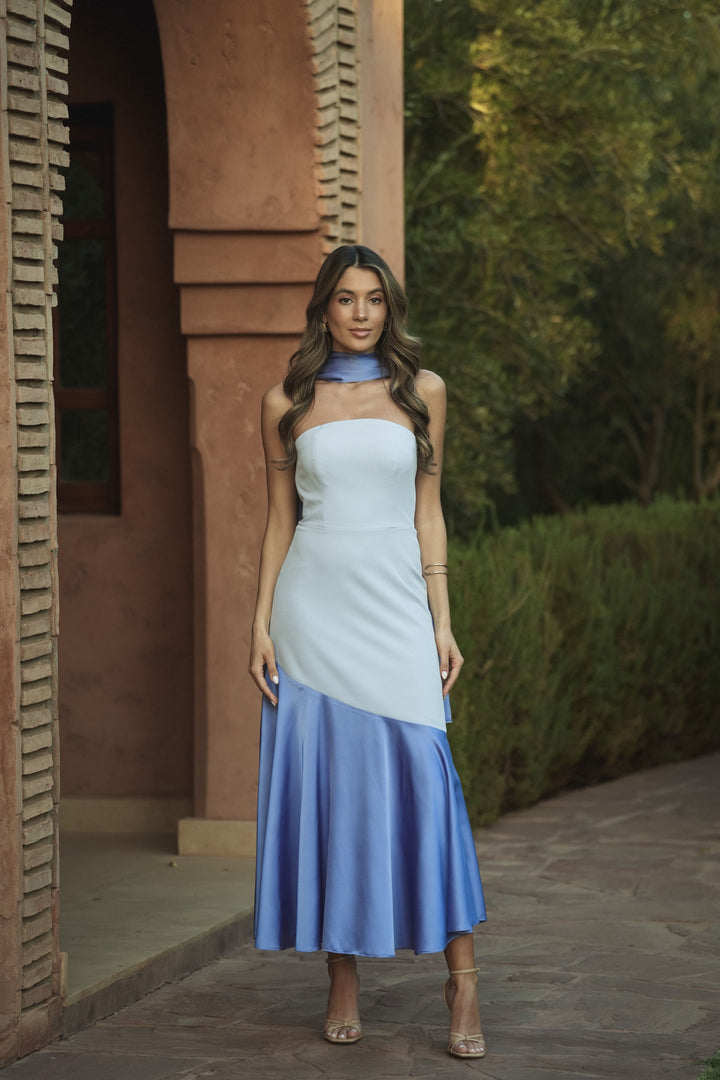 FIONA LIGHT BLUE DRESS